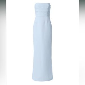 Amsale Sonia Dress in Ice Blue